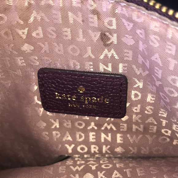 Kate Spade cross-body (purple/ burgundy) - Picture 5 of 7